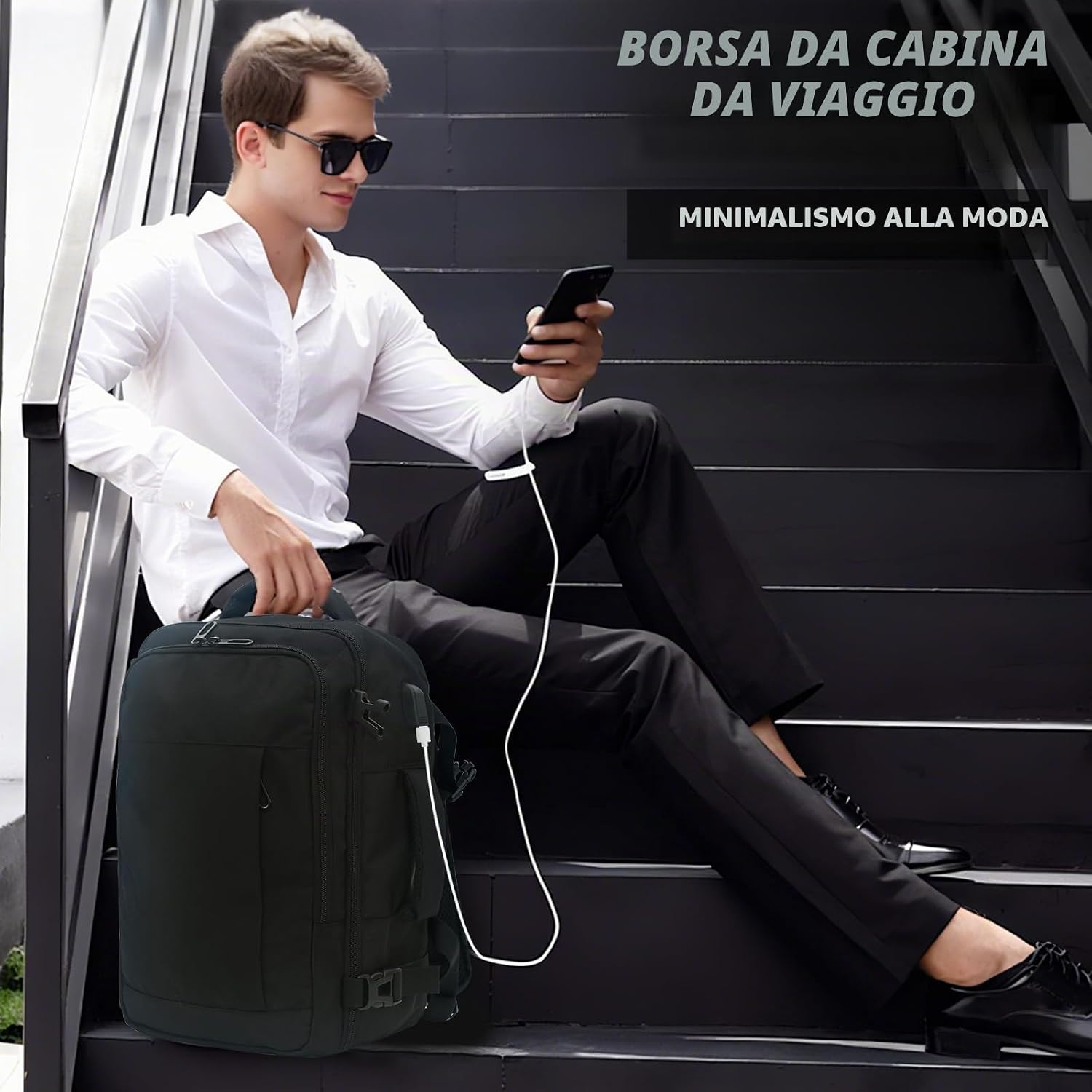 CNMTCCO Ryanair Backpack 40 x 30 x 20 cm for Trave... - immagine 3